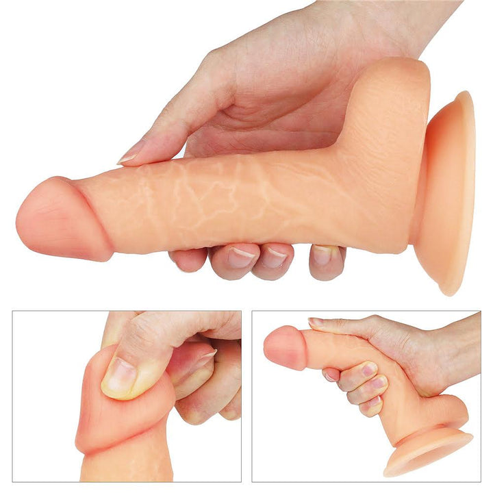 Lovetoy Products The Ultra Soft Dude 7" Dildo