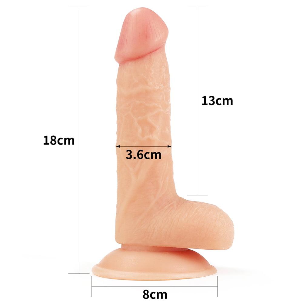 Lovetoy Products The Ultra Soft Dude 7" Dildo