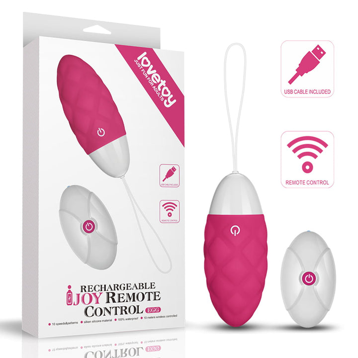 Lovetoy IJOY Remote Control Vibrating Love Egg - Pink