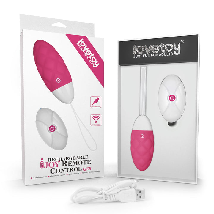 Lovetoy IJOY Remote Control Vibrating Love Egg - Pink