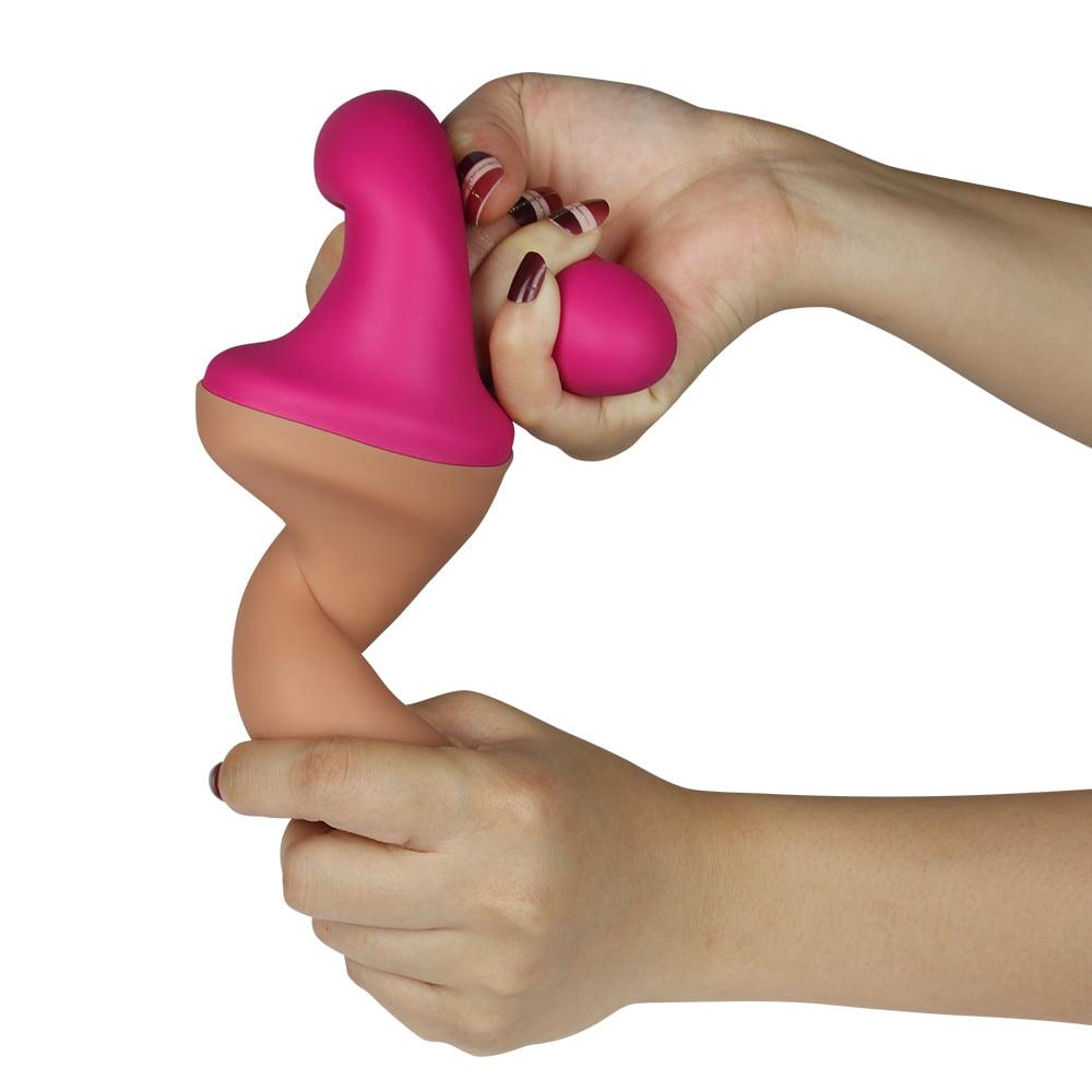 Lovetoy Products Holy Dong 12.5" Double Ended Dildo - Pink/Light