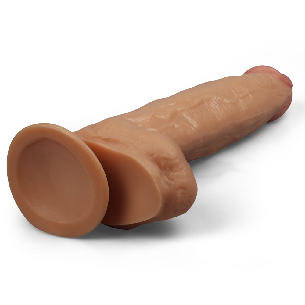 Lovetoy King Sized 11" Realistic Dildo - Flesh