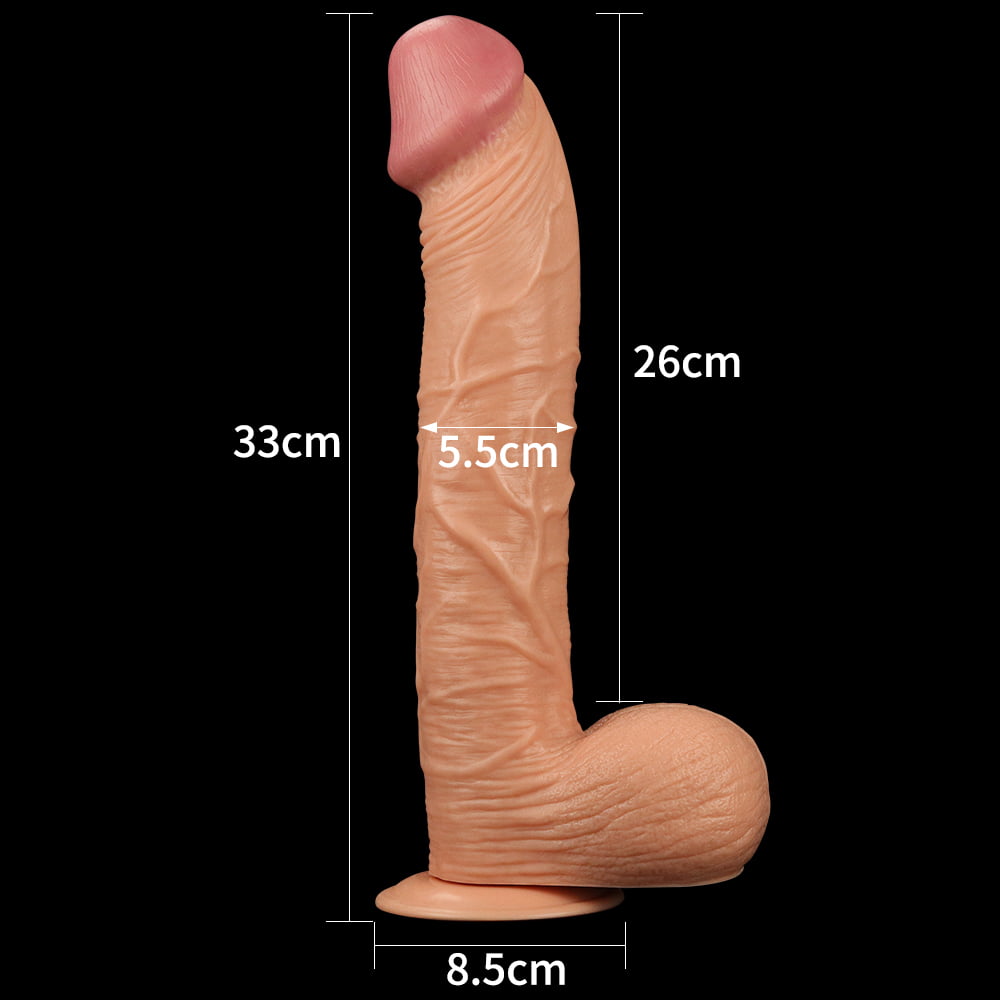 Lovetoy 12" King Sized Extra Thick Realistic Dildo