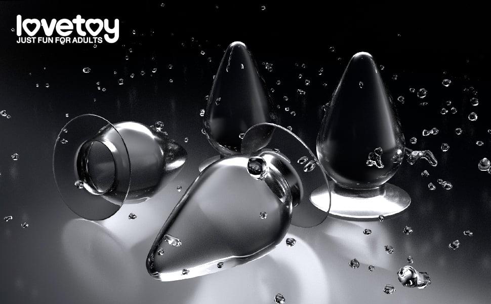 Lovetoy Products Flawless Clear 4.5" Butt Plug - Clear