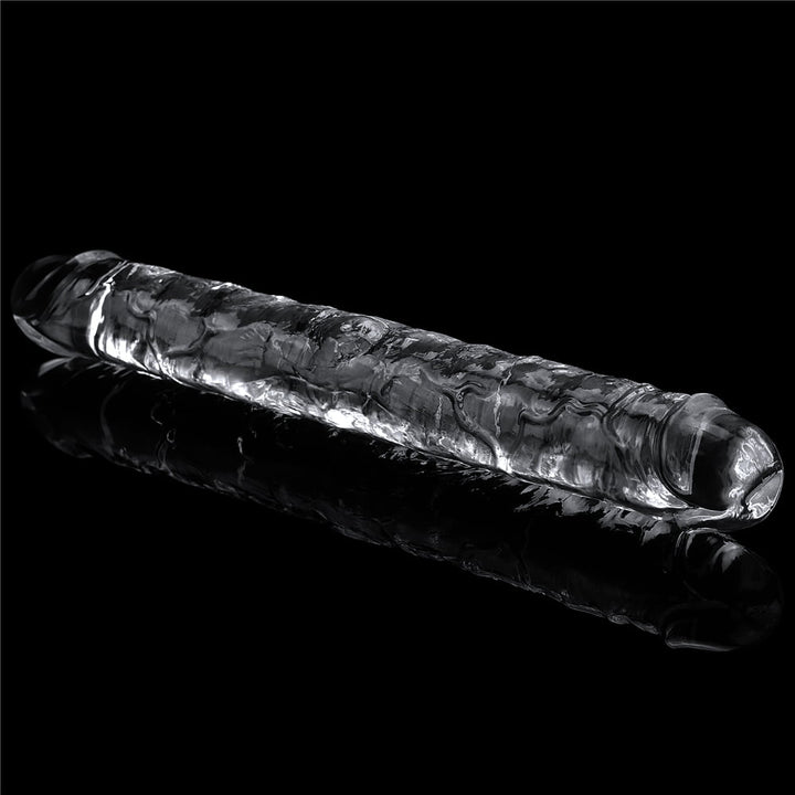 Lovetoy Flawless Clear 12" Double Ended Dildo - Clear