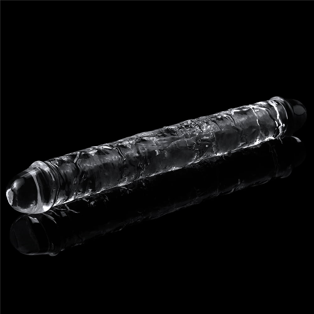 Lovetoy Flawless Clear 12" Double Ended Dildo - Clear