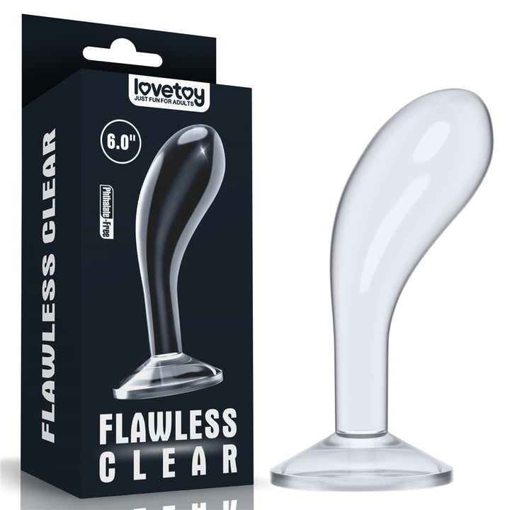 Lovetoy Flawless Clear 6" Prostate Plug