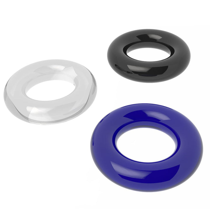 Power Plus Triple Donut Cock Ring Set 3pk