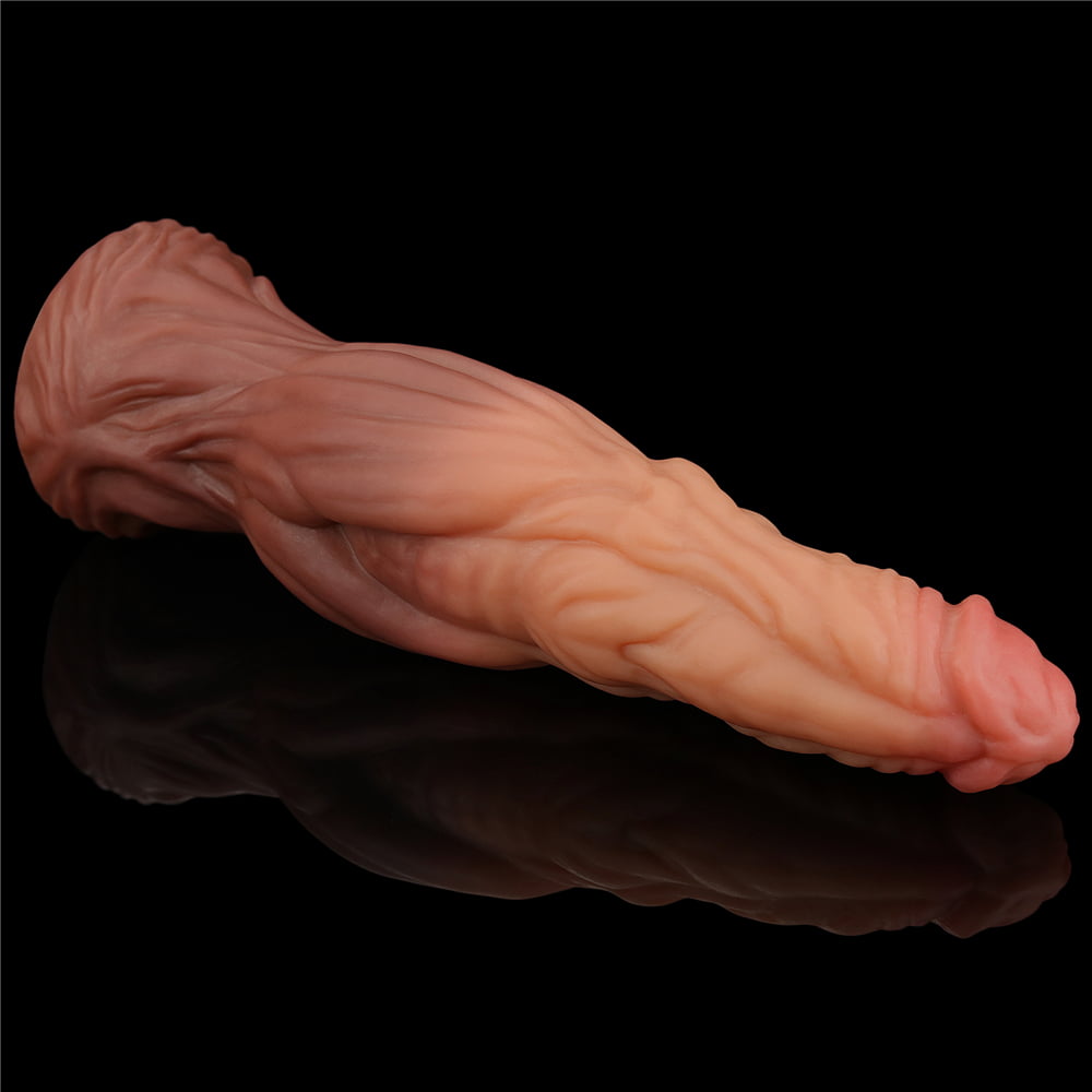 Lovetoy Nature Cock 9.5"Dual Layered Silicone Dildo