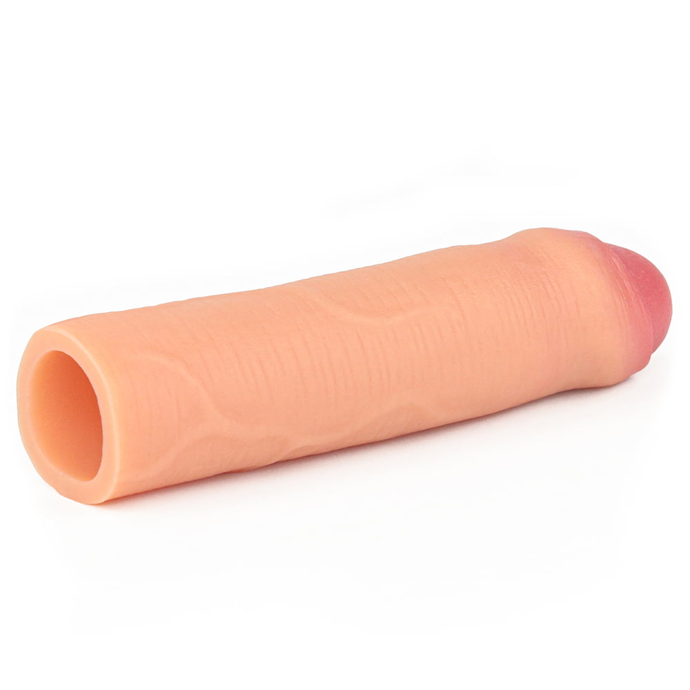 Nature Extender 1'' Silicone Penis Uncut Sleeve