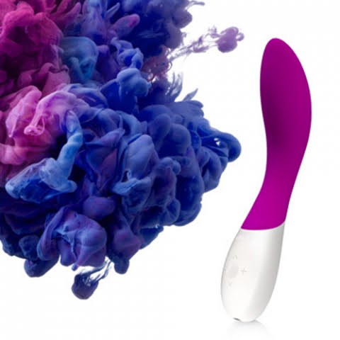 Lelo MONA Wave Deluxe Rechargeable G-Spot Vibrator - Deep Rose