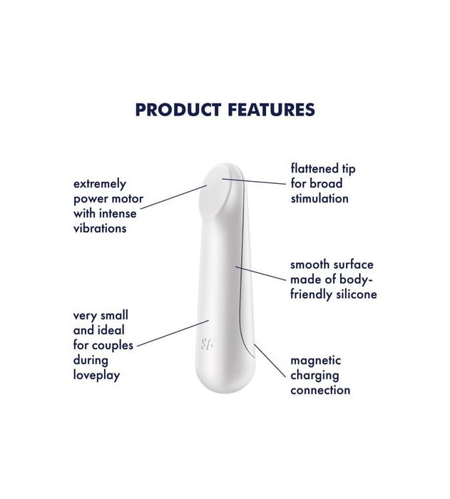 Satisfyer Ultra Power Bullet Vibrator 3 - White