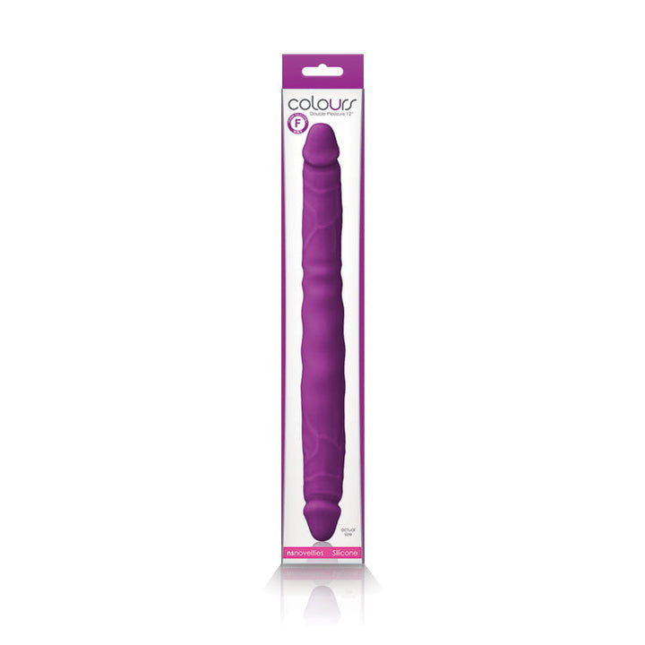 NS Novelties Colours Double Pleasures 12" Double Dong - Purple