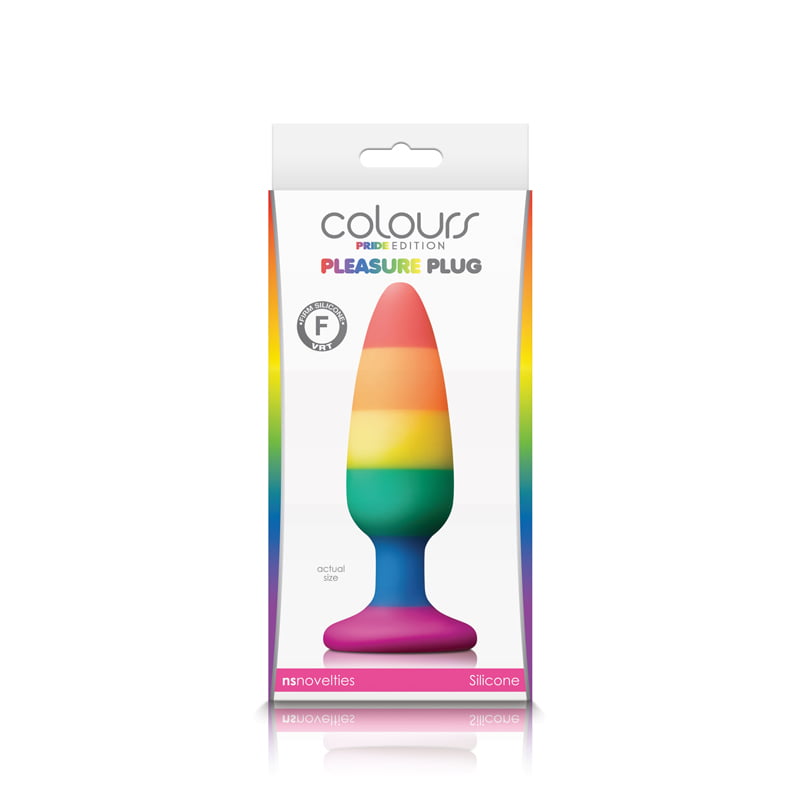 NS Novelties Colours Rainbow Pride Edition Pleasure Plug - Medium