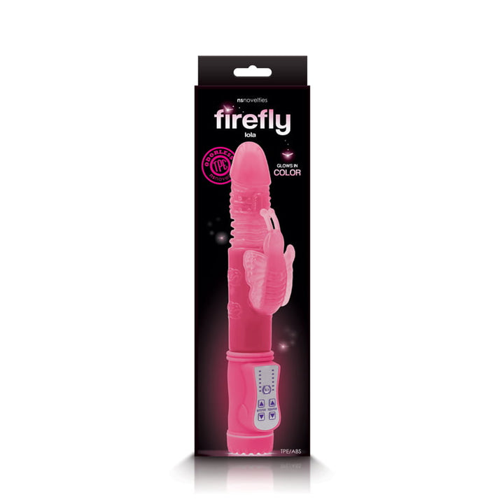 Firefly Lola Glow Thrusting Butterfly Vibrator