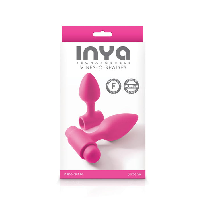 INYA Rechargeable Vibes-O-Spades Mini Plug Kit - Pink