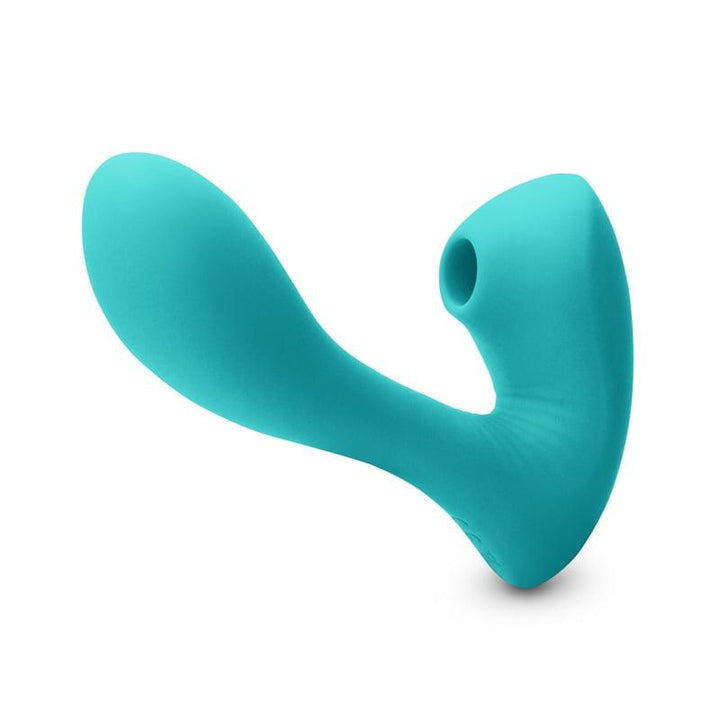 NS Novelties INYA Sonnet Rechargeable Vibe with Clitoral Suction - Teal
