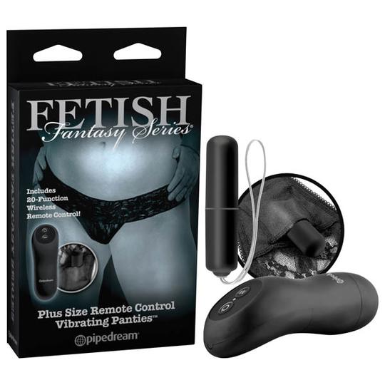 Fetish Fantasy Limited Edition Plus Size Remote Control Vibrating Panties