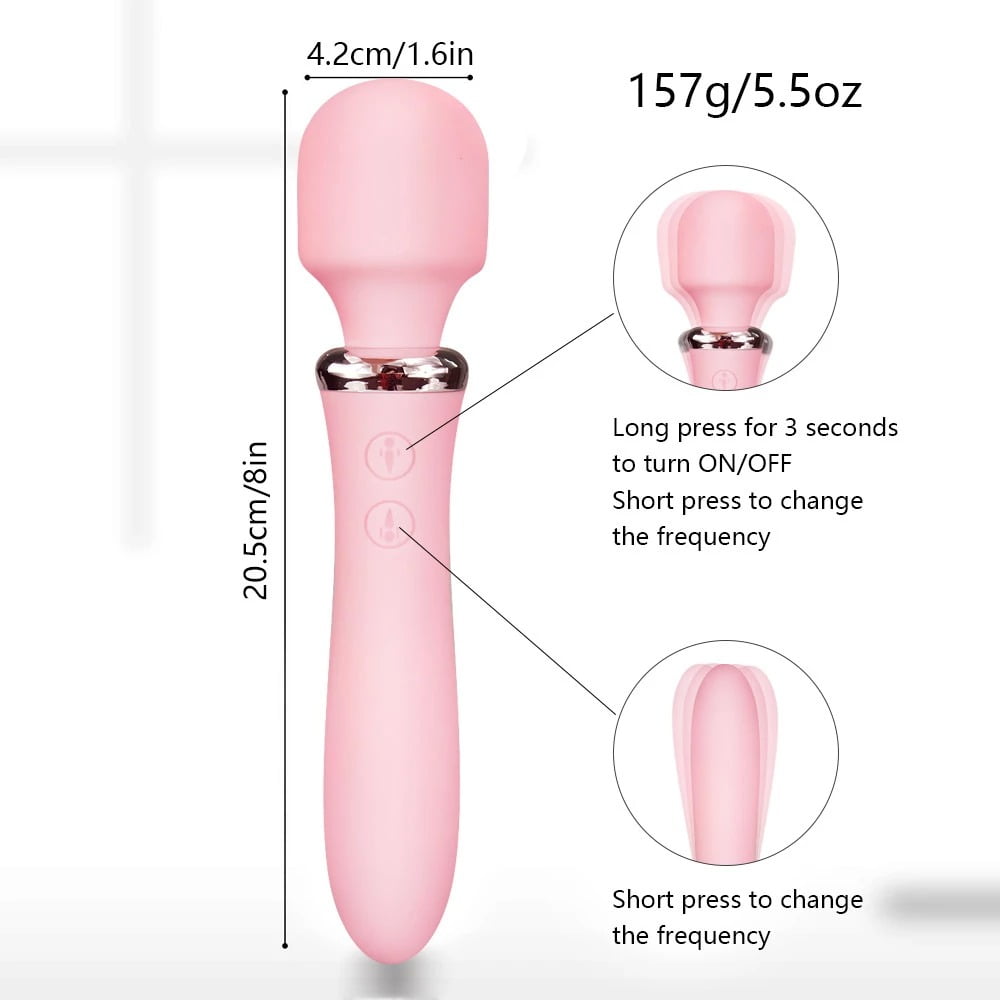 Lilo Rechargeable Double Ended Massaging Vibrator