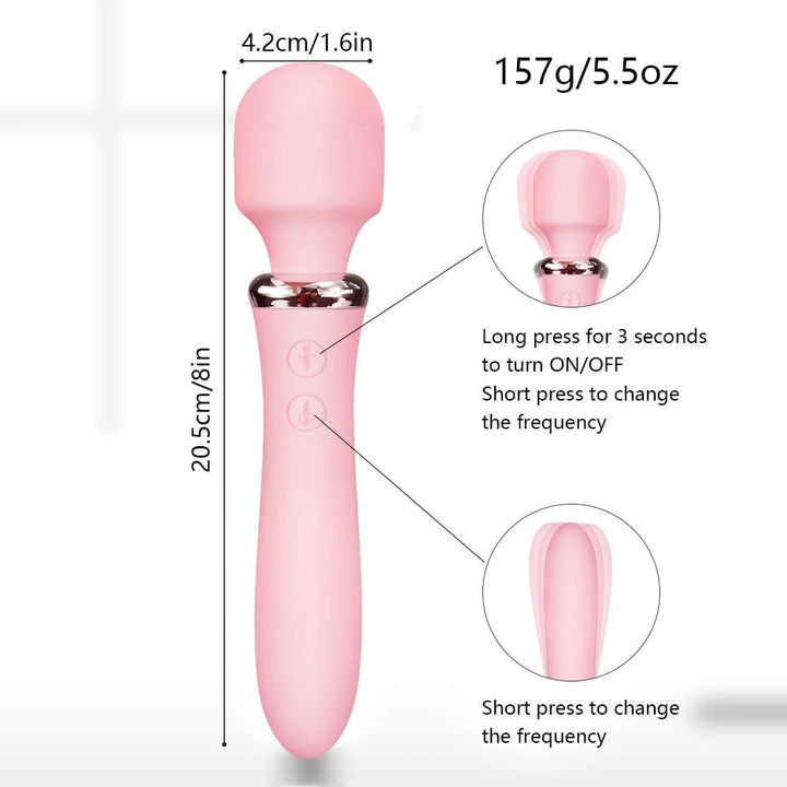 Lilo Rechargeable Double Ended Massaging Vibrator