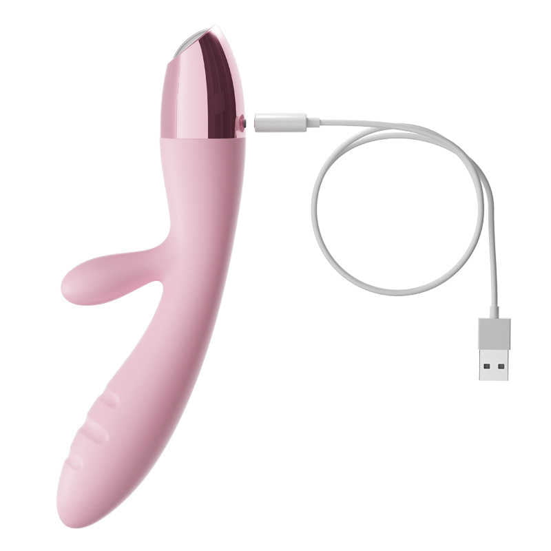 WowYes Luxeluv Only V2 Rechargeable Rabbit Vibrator - Pastel Pink