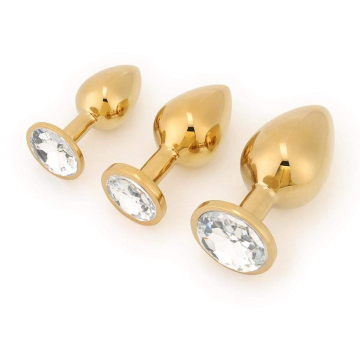 Seamless Stainless Steel Butt Plug Starting Kit