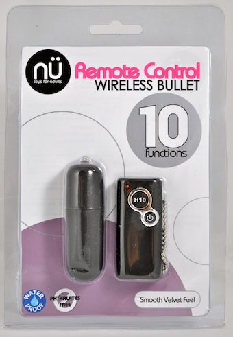 Nu Sensuelle Remote Control 10 Functions Bullet Vibrator