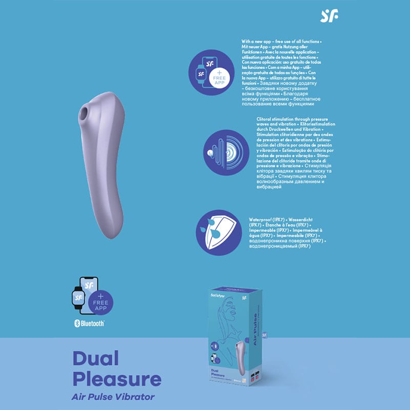 Satisfyer Dual Pleasure Clitoral Stimulator App Control