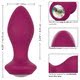 CalExotics Power Gem Vibrating Crystal Anal Probe - Purple