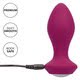 CalExotics Power Gem Vibrating Crystal Anal Probe - Purple