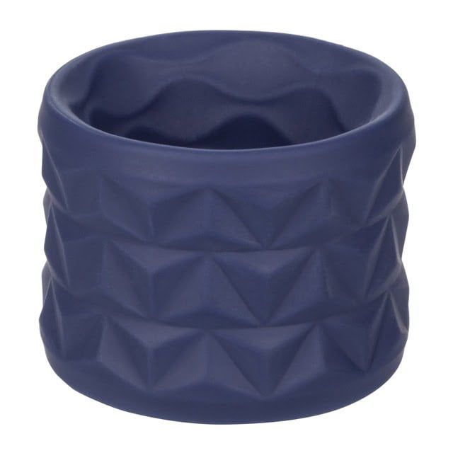 CalExotics Viceroy Reverse Endurance Cock Ring - Blue