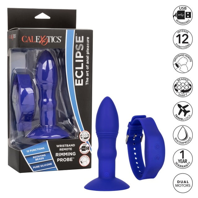 CalExotics Eclipse Wristband Remote Rimming anal Probe