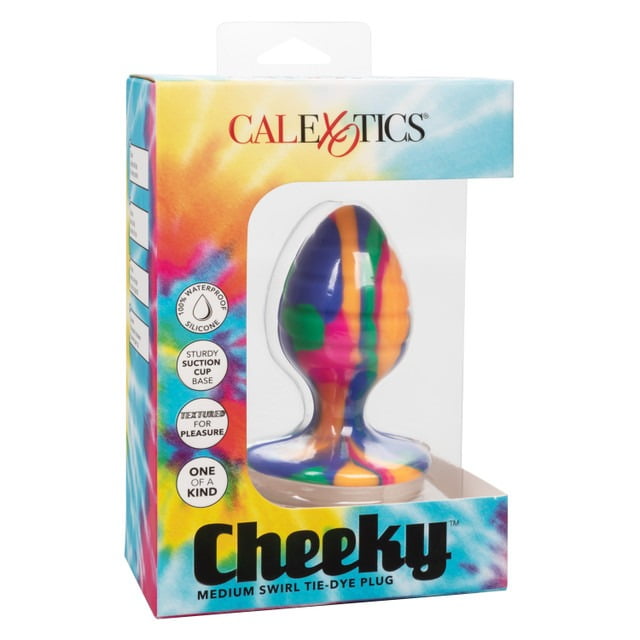 CalExotics Cheeky Swirl Tie -Dye Plug - Medium