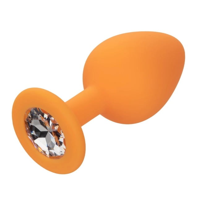 CalExotics Cheeky Gems 3pc Butt Plugs - Orange