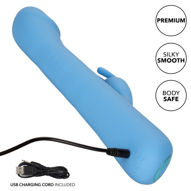 Jack Rabbit Elite Rotating Rabbit Vibrator - Blue