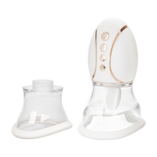 CalExotics Empowered Queen Pleasure Clitoral Suction Massager - White