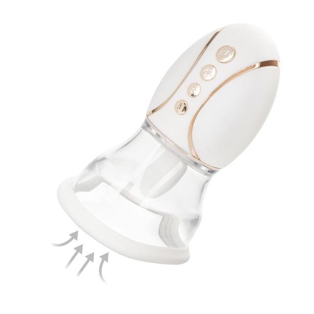 CalExotics Empowered Queen Pleasure Clitoral Suction Massager - White