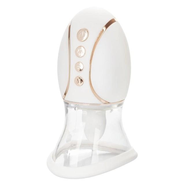 CalExotics Empowered Queen Pleasure Clitoral Suction Massager - White