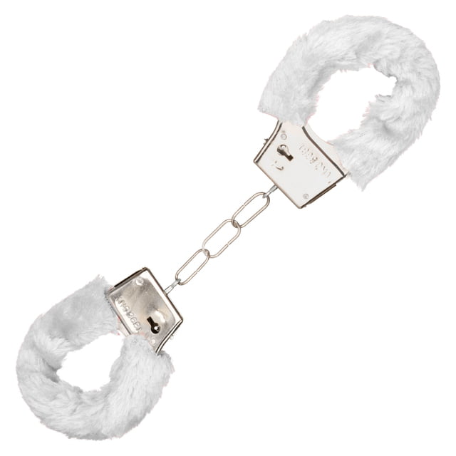 CalExotics Playful Furry Cuffs - White