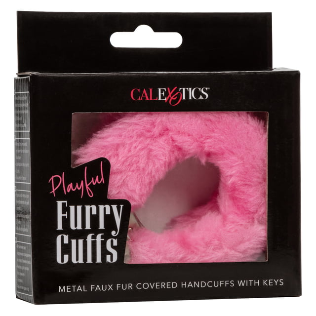 CalExotics Playful Furry Cuffs - Pink