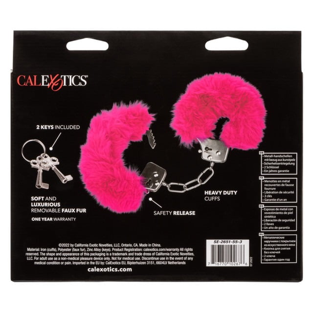 CalExotics Ultra Furry Cuffs - Pink