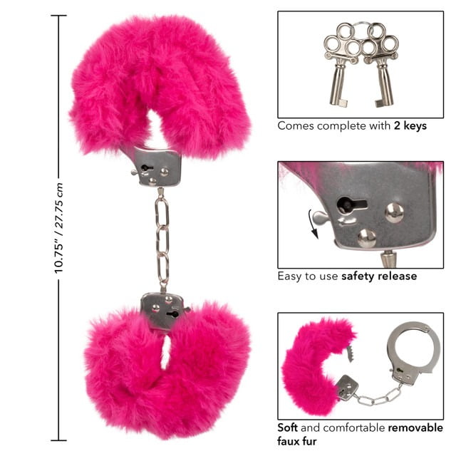 CalExotics Ultra Furry Cuffs - Pink