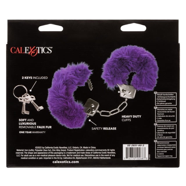 CalExotics Ultra Furry Cuffs - Purple