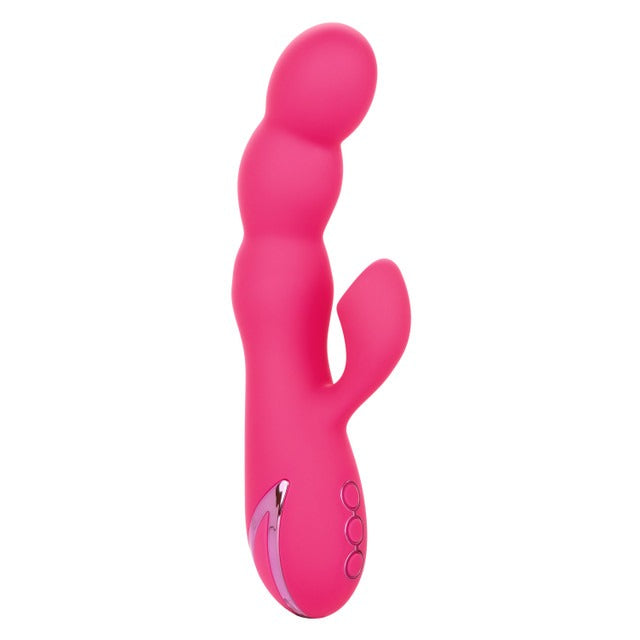 California Dream Oceanside Orgasm Rabbit Vibrator plus Clitoral Suction - Pink