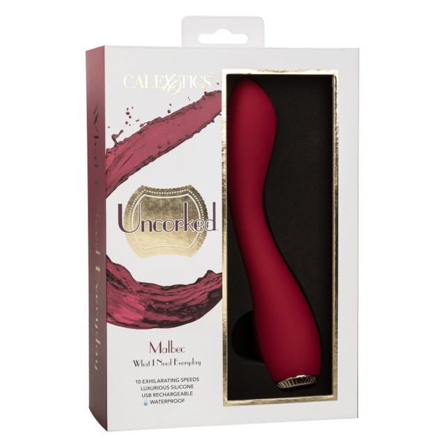 CalExotics Uncorked Malbec Rechargeable G-Spot Vibrator - Wine