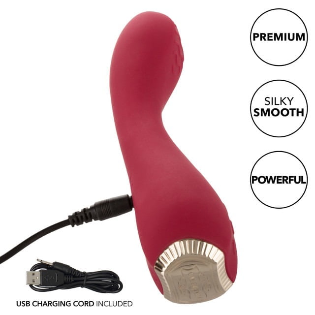 CalExotics Uncorked Malbec Rechargeable G-Spot Vibrator - Wine