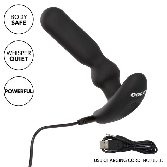 CalExotics Colt Rechargeable Anal-T Vibrating Anal Probe - Black