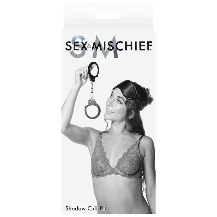 Sportsheets Sex & Mischief Shadow Cuff Kit - Black