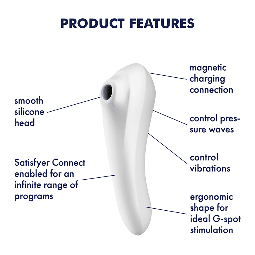 Satisfyer Dual Pleasure Clitoral Stimulator G-Spot Vibrator App Control