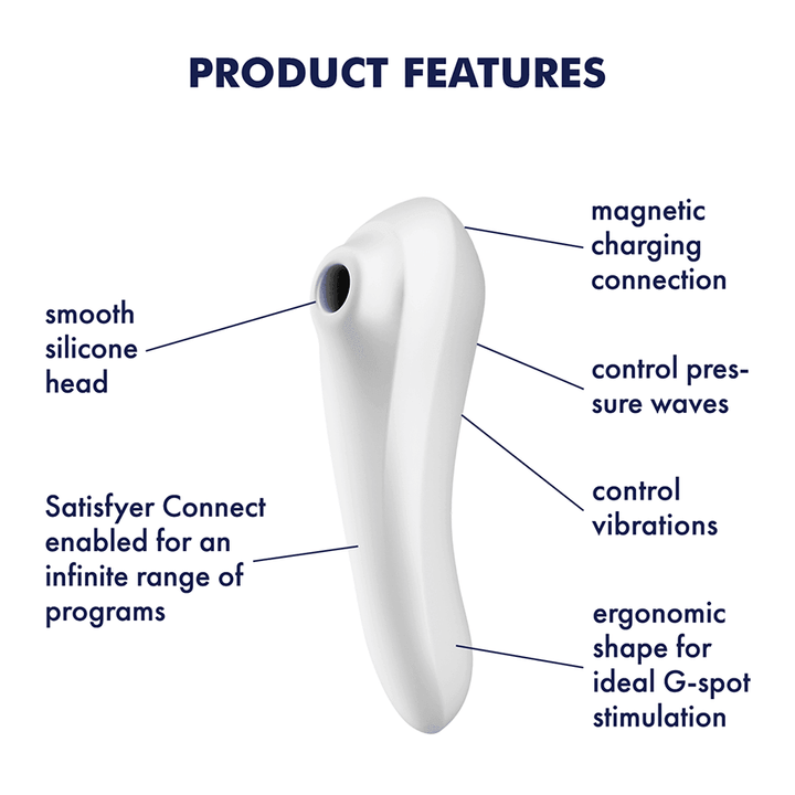Satisfyer Dual Pleasure Clitoral Stimulator G-Spot Vibrator App Control
